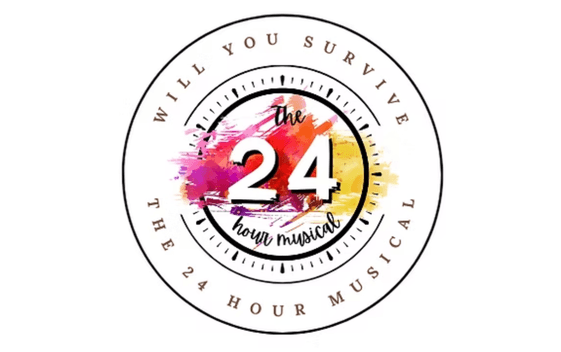 24 Hour Musical logo with the slogan Will You Survive The 24 Hour Musical.